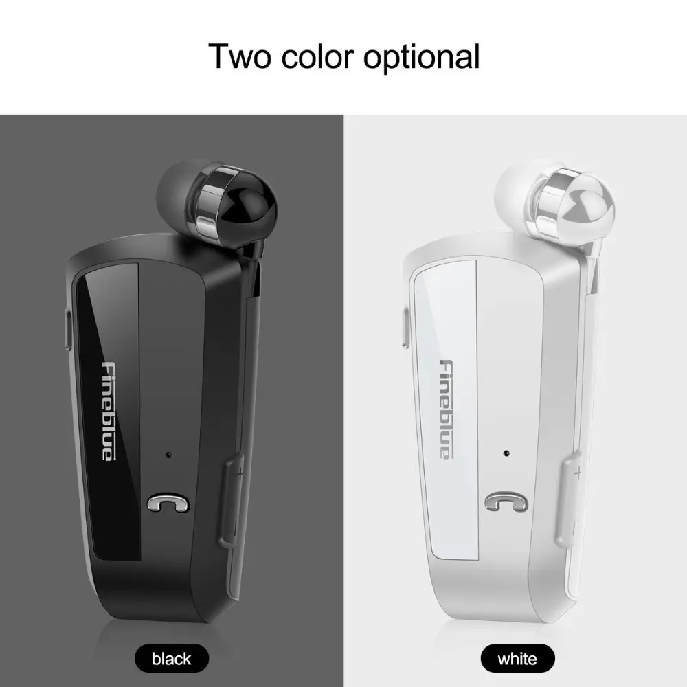 Retractable Business Collar Single-ear Bluetooth Headset