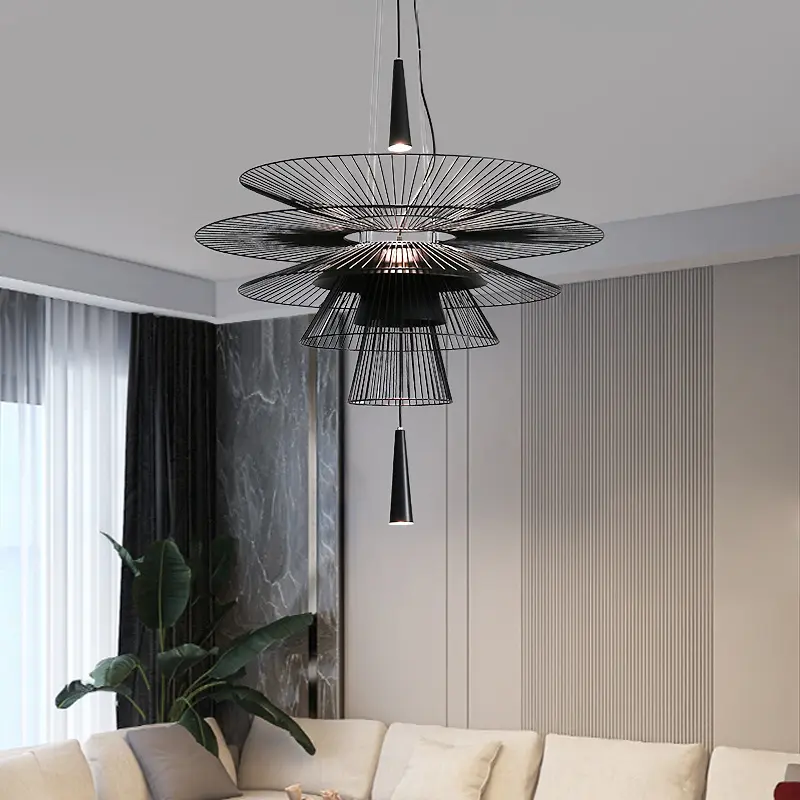 Dining Room Chandelier Minimalist Creative Hollow Art