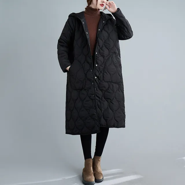 Korean Style Cotton Clothes Loose Slimming Plus Size Women Black - Shop at LoveMi