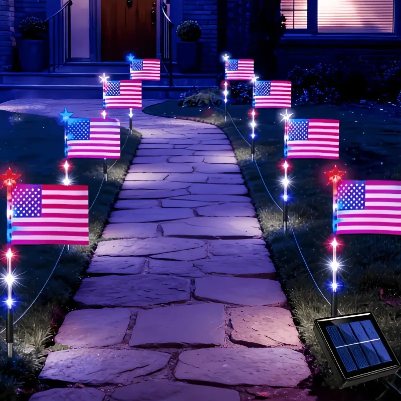 Solar-powered Ground-insert Outdoor Patio Light
