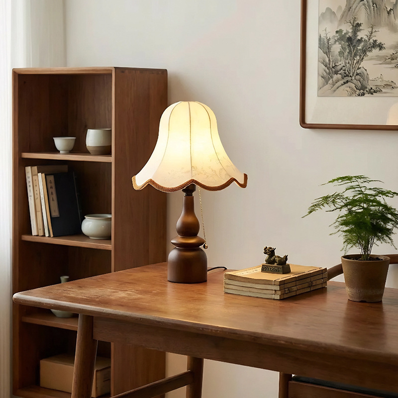 Wood Table Lamp, picture 3 of 8