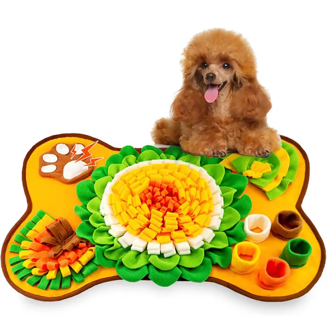 Pet Smell Pad Sound Radish Matching Bone Yellow Orange - Shop at LoveMi