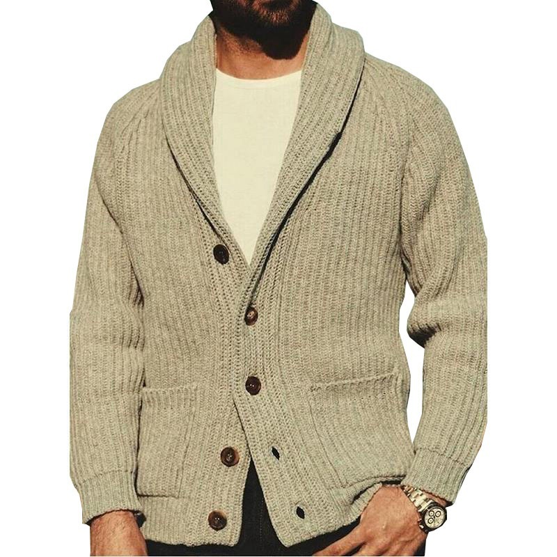 Lapel Long Sleeve Cardigan, picture 6 of 6