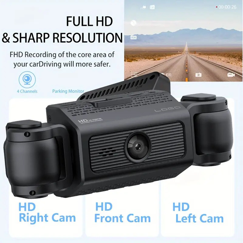 1080P Car DVR HD Night Vision Camera 3