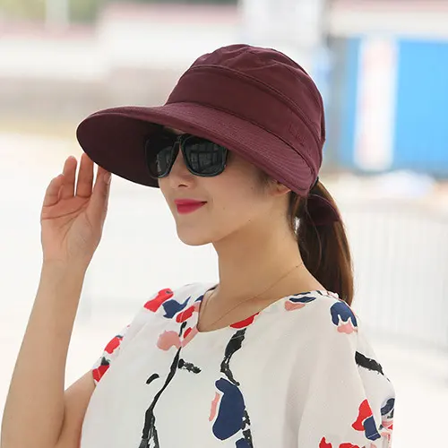 Summer Sunshade Ladies Foldable Hat