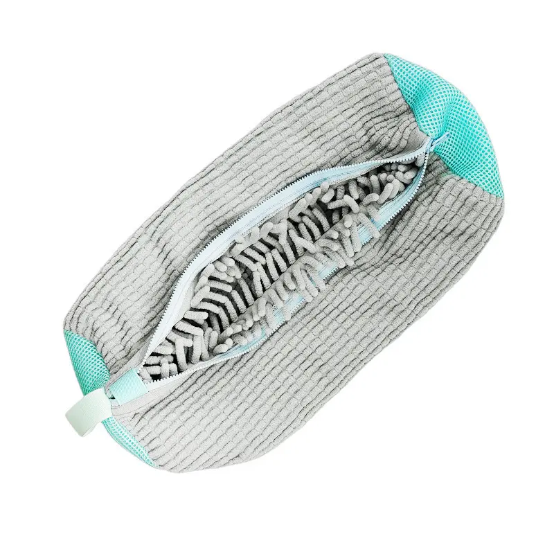 Gray Blue Home Apparatus Wash Shoe Bag Shoes Anti-deformation