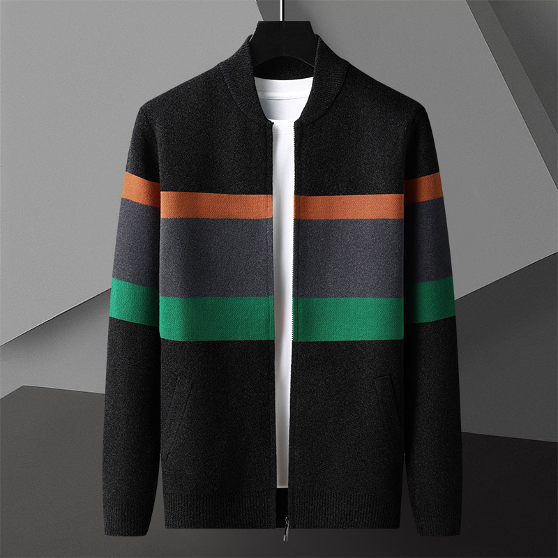 Mens Knitted Cardigan Sweater Jacket For Spring And Autumn Coats