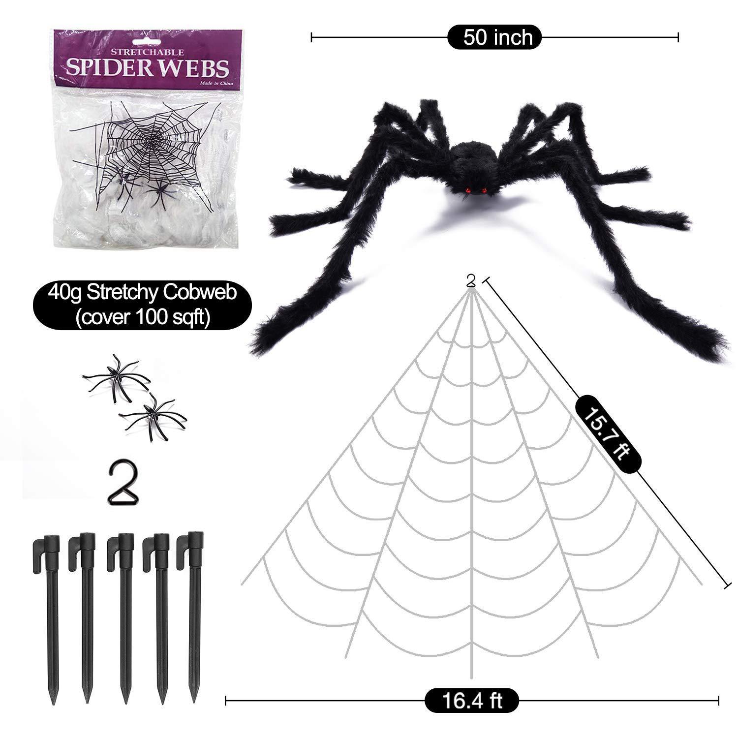 Halloween spider web decoration props (suit four)