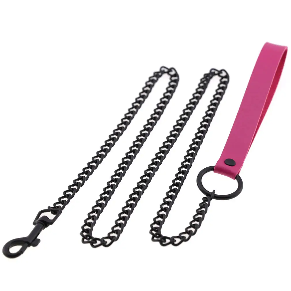 Dark Goth Wind Leather Hand Holding Rope