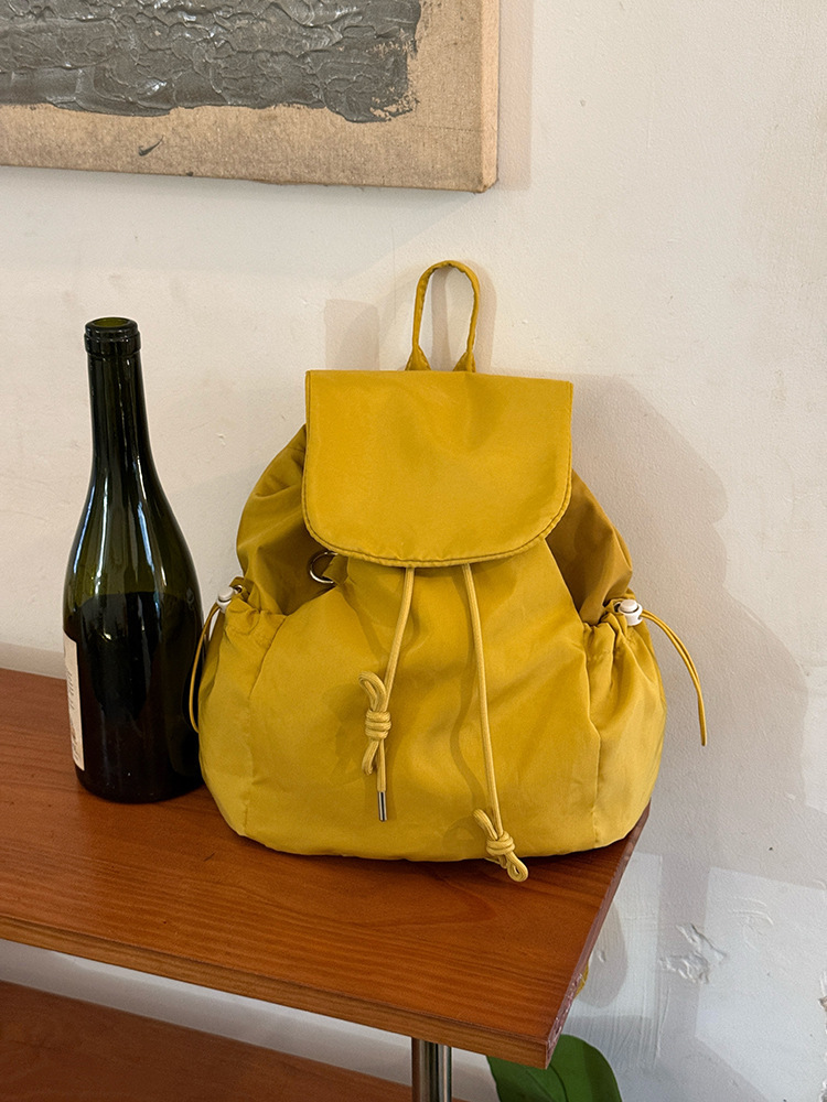 Korean-style Lightweight Nylon Streetwear Backpack