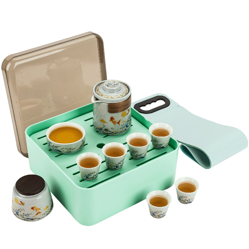 Outdoor Travel Tea Set Portable Quick-Service Cup For Home Camping - Image 4