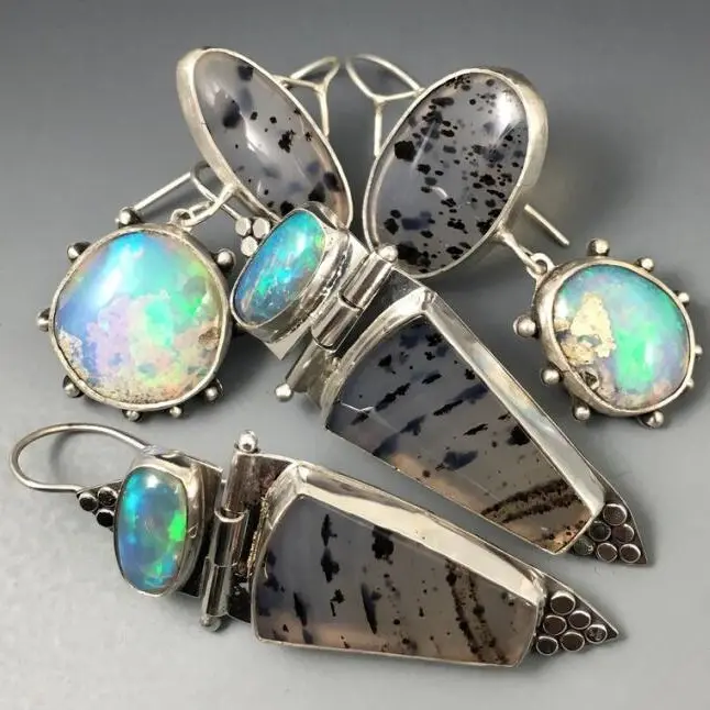 Natural Stone Creative Fashion Earrings