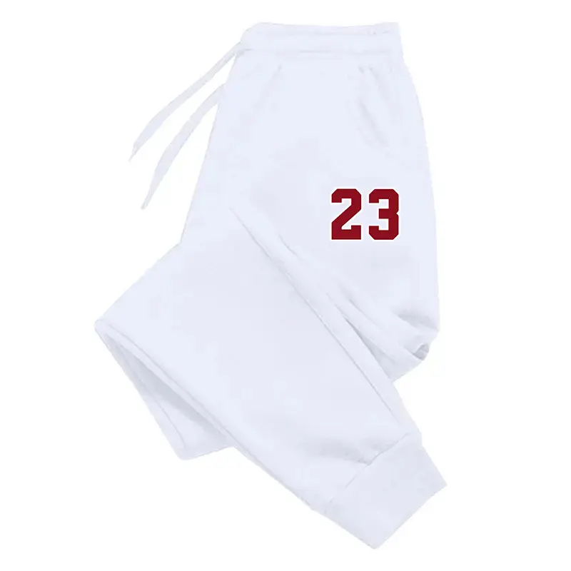 Men's Luxury Printed Sweatpants Warm Jogger Multi-pack Straight-leg Pants