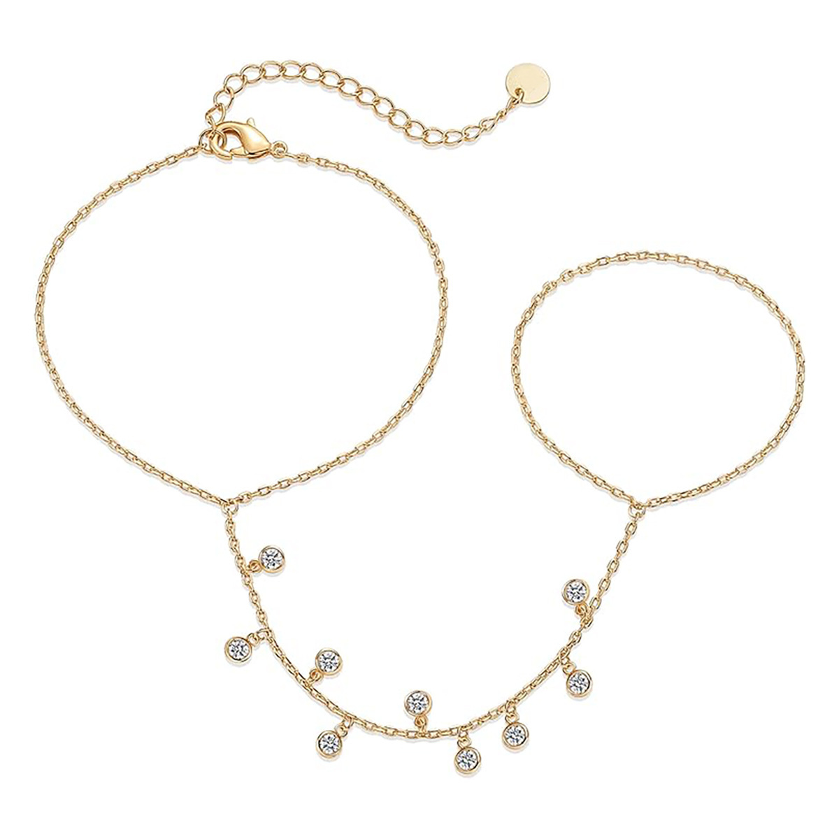 Fashion Small Round Slice Stainless Steel Bracelet For Women