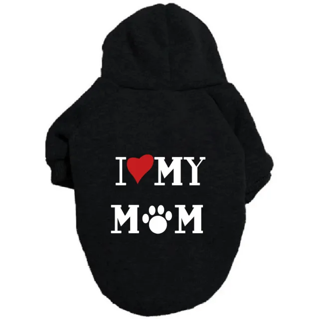 Large, Medium And Small Dogs Pet Sweater Pet Clothing Clothing Love Mm White Label Black - Shop at LoveMi