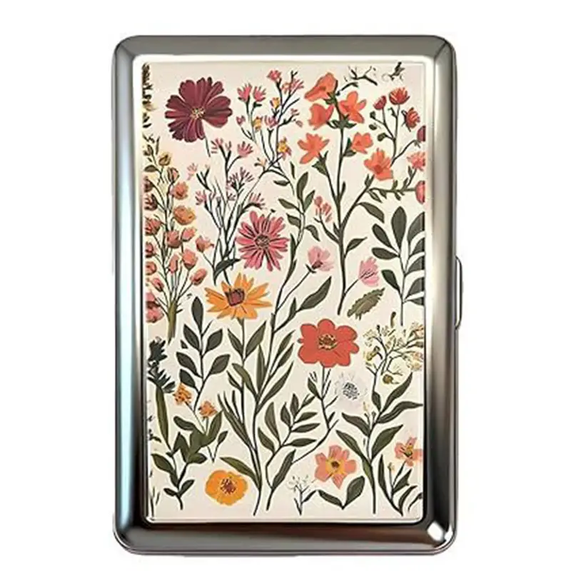 Retro Multi-functional Cardholder Metal Cigarette Case