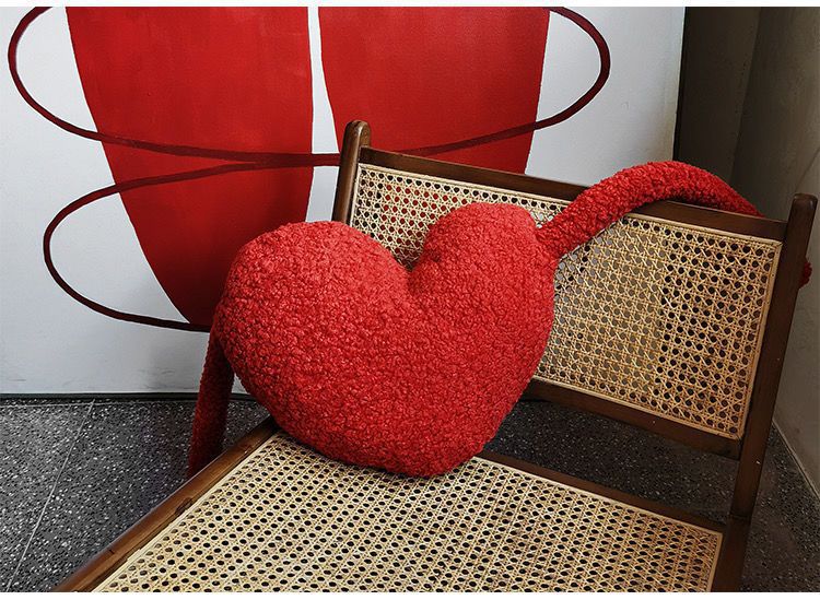 Title 9, Love Heart Couch Pillow Back Cushion Plush Toy