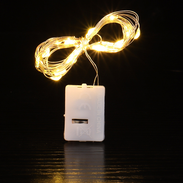 LED Small Square Box Battery-powered Colorful Ambient String Lights