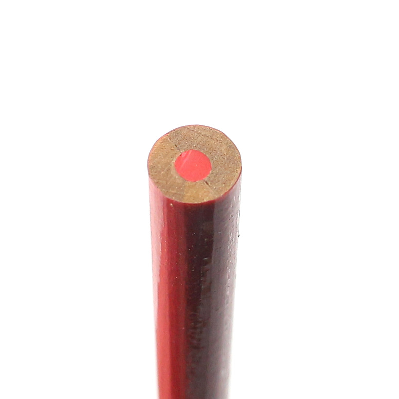 Red And Blue Two-color Carpenter’s Pencil Round Marking Pen Engineering Wooden Pen