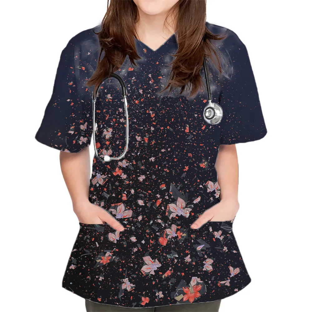 3DV Collar Comfort And Casual Cloth For Nursing Workers - S31Hs1003
