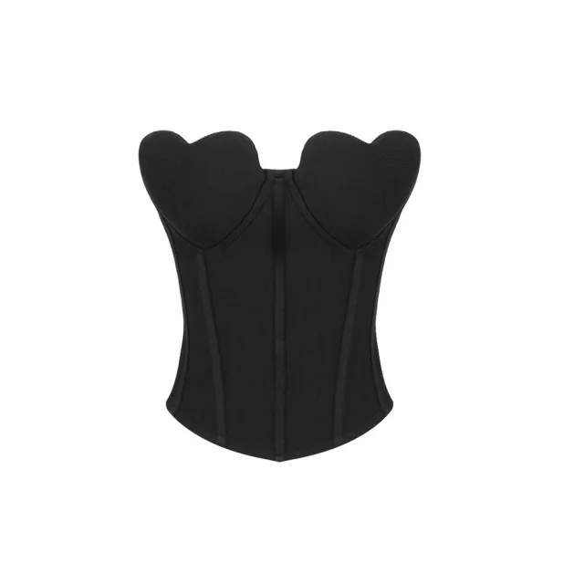 Spicy Girl Fashion Love Design Tube Top Black - Shop at LoveMi