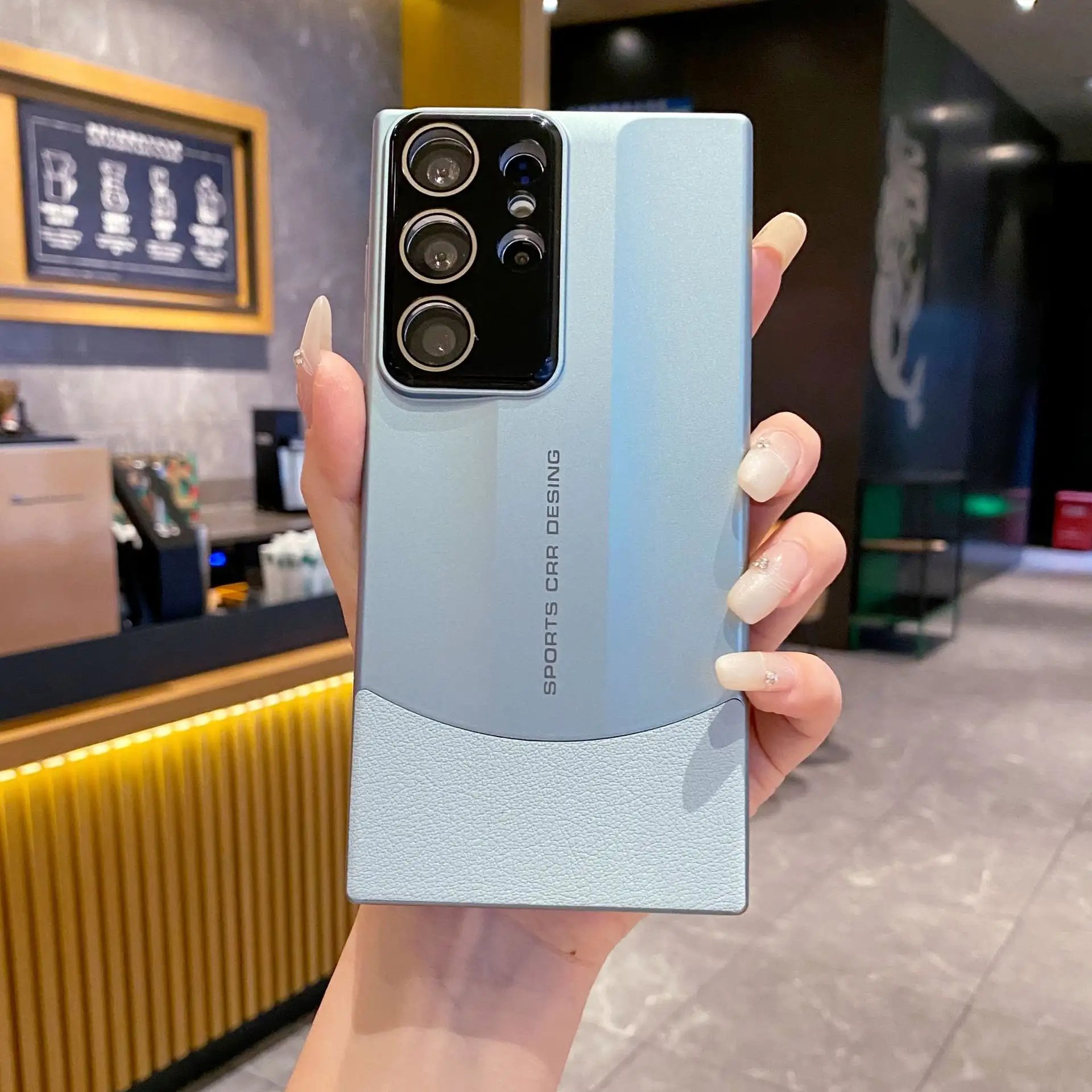 Advanced Sense Color Block Matte Phone Case