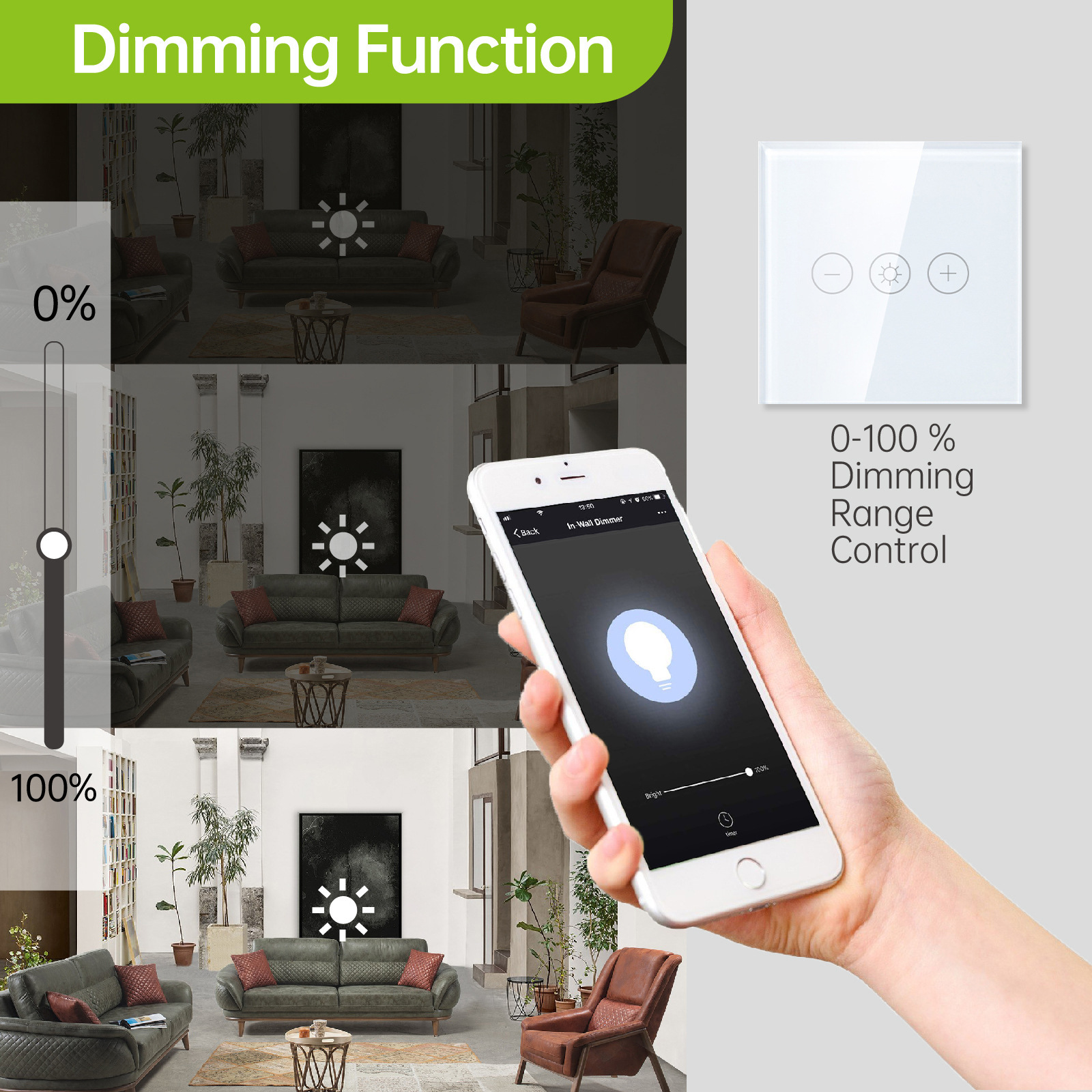 Title 6, Electrodeless Dimming Timing Voice Remote Control