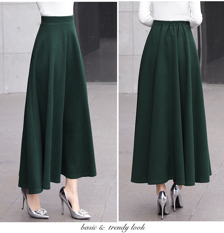 Title 30, Thick woolen skirt for women. Provides warmth a...