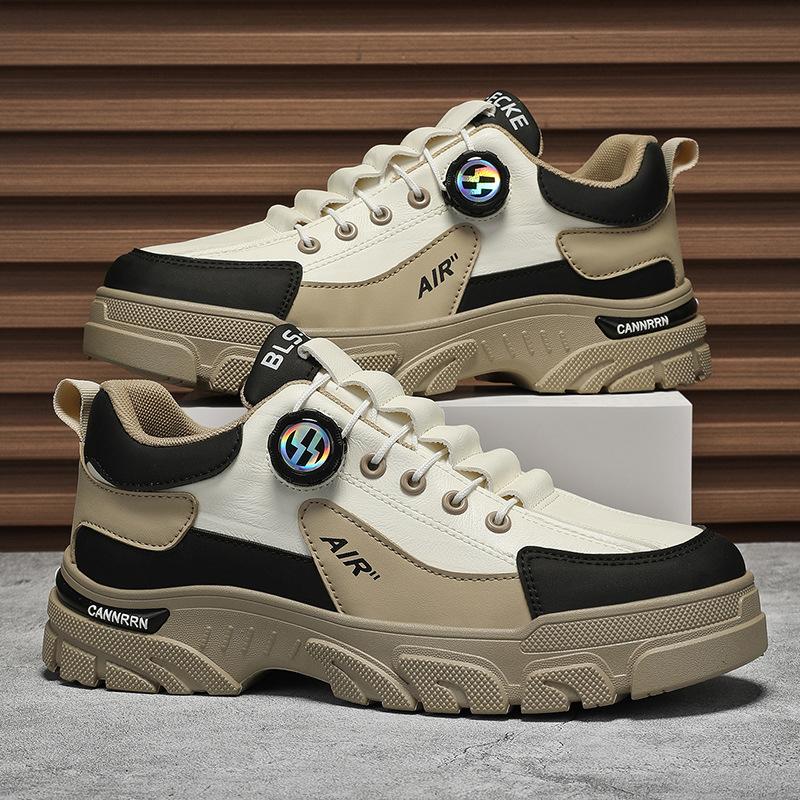 Outdoor Breathable Low-top Abrasion-resistant Work Shoes With Rotating Buckles