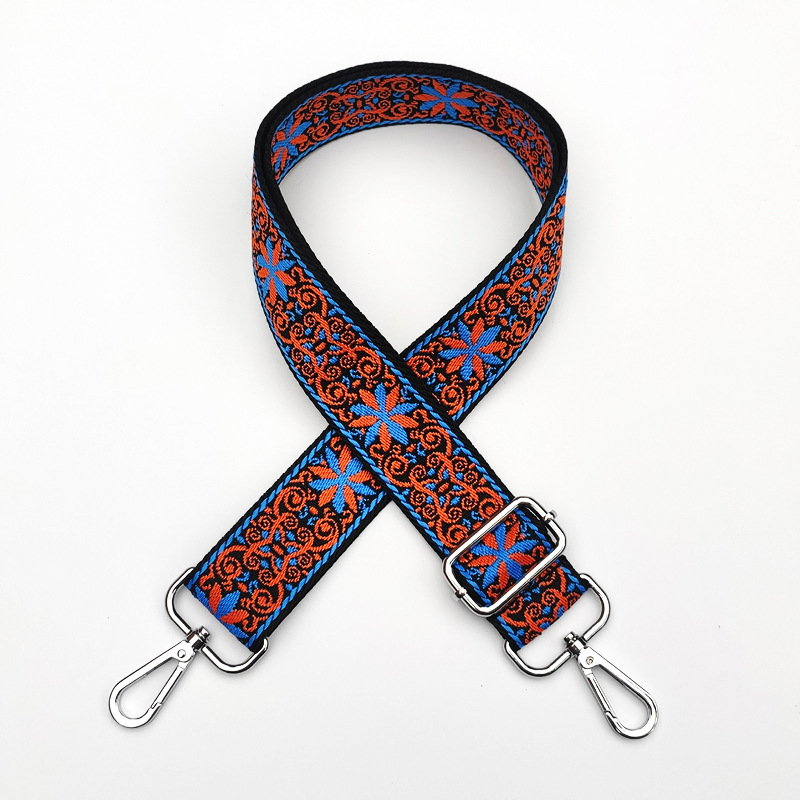 A Blue Orange Silver Buckle