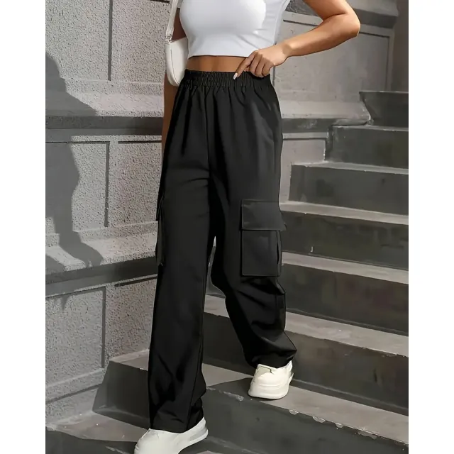 Spring And Autumn Casual Pants For Women Black - Shop at LoveMi