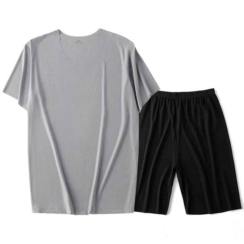 Home Wear Short Sleeve Shorts Suit Pajamas