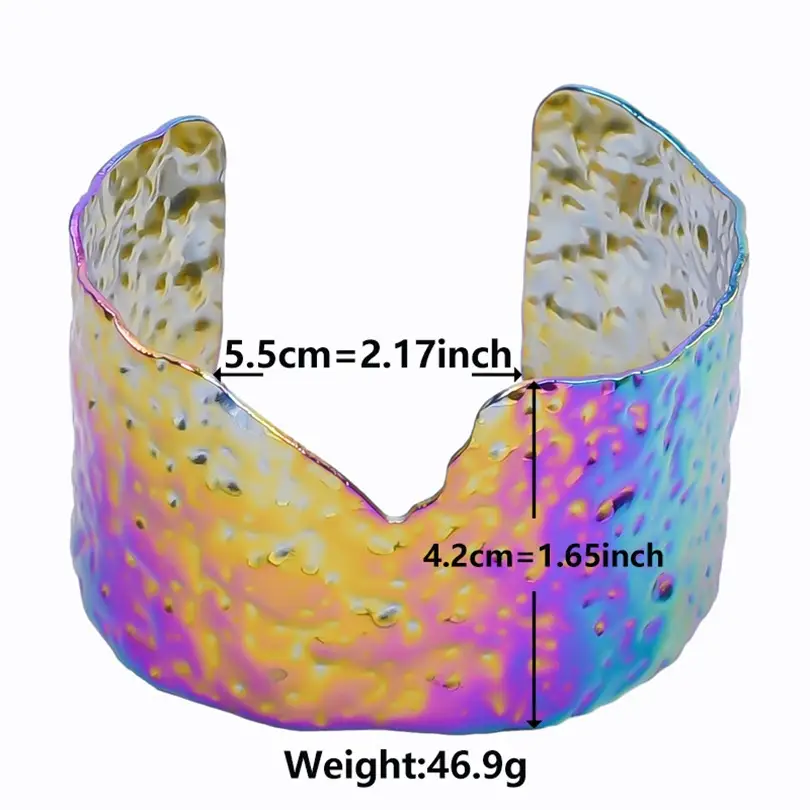 European And American Titanium Steel Bracelet 18K Gold Adjustable Stainless Steel