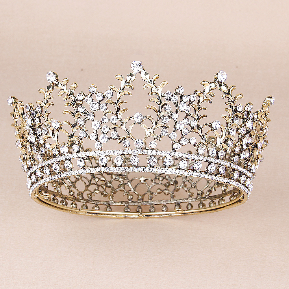 Alloy Rhinestone Crown Headband, picture 7 of 7