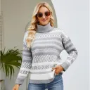 Gray Turtleneck Sweater