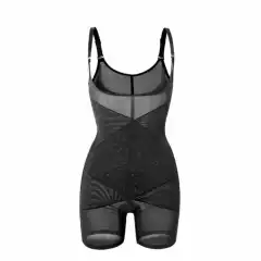 One-piece Corset Women's Body Building Seamless Thin - Black - View 1