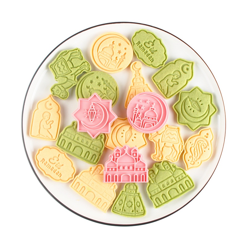 Cookie Mold 3d 3d Diy Plastic Suit Home Cake Cookie Press Type Baking Tool Cutter — foto 8