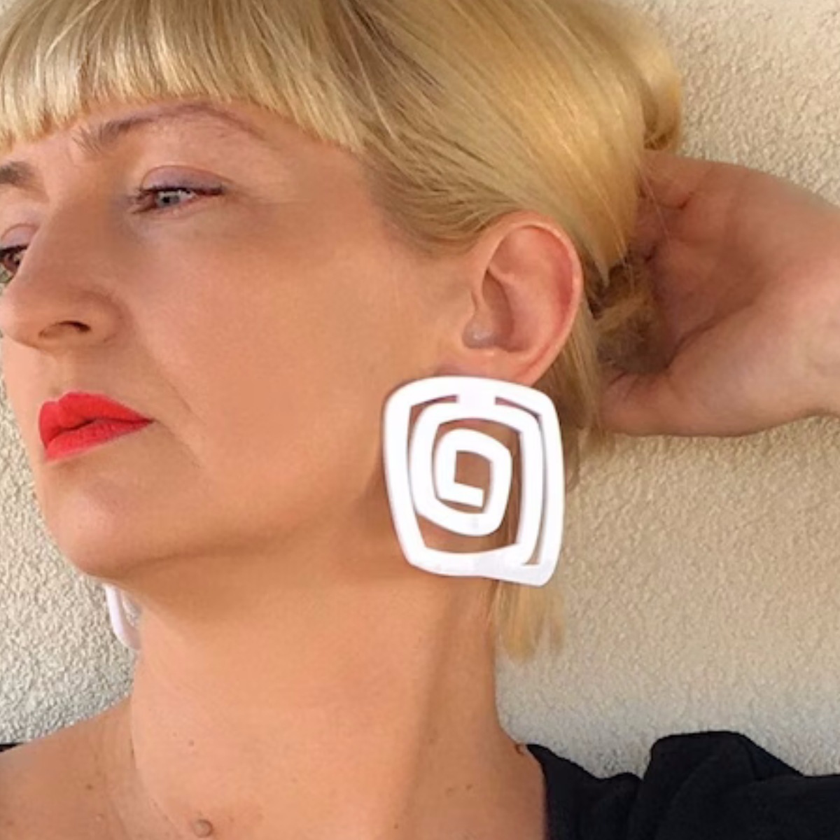 Personality Punk Exaggerated Geometric Instagram-Style Earrings