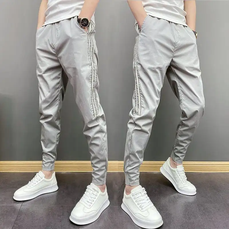 Harem Pants Men's Spring Loose Korean Style Plus Size