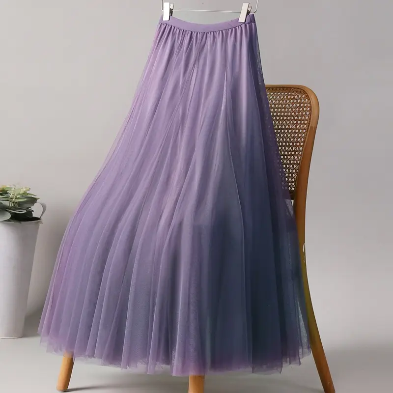 Mesh Skirt For Women Loose-fitting