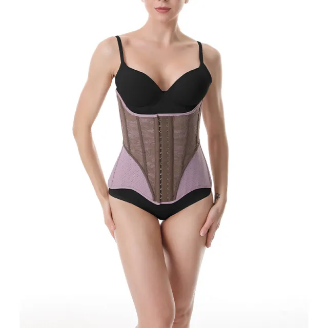 Latex One piece Corset Belly Contracting Postpartum Purple - Shop at LoveMi