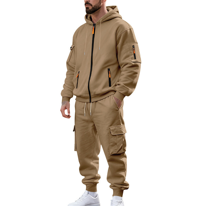 Mens Casual Sportswear Workwear Trendy Set