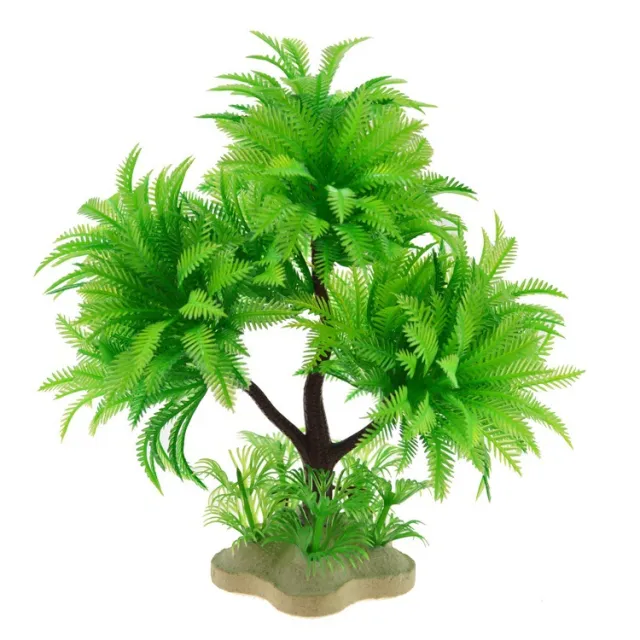 Fish Tank Landscape Artificial Water Grass Tree Landscape Simulation Aquarium Decorative Plastic Plant Green - Shop at LoveMi
