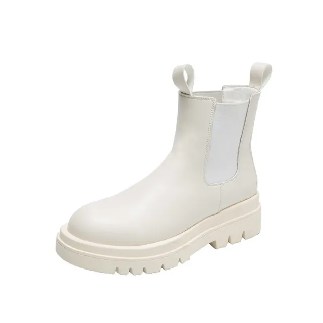 Spring Women's Platform Ankle Boots Beige - Shop at LoveMi