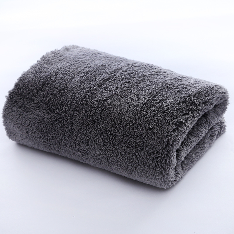 Pu Mi Coral Velvet Trimming Home Towel