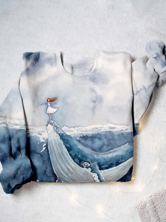 Digital Printing Christmas Sweater For Women Wy092783 L - Shop at LoveMi