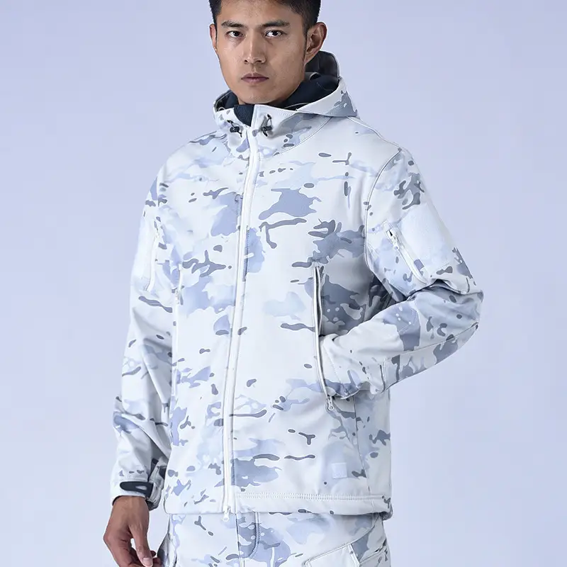 Camouflage Outdoor Autumn And Winter Windbreaker