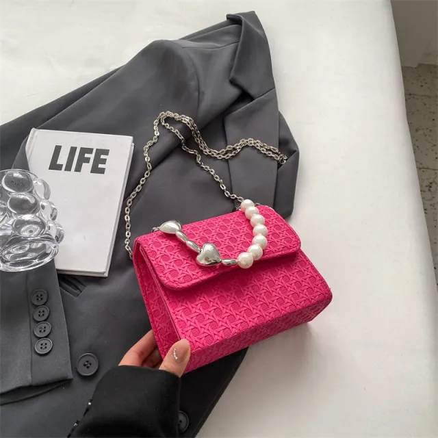 Women's Fashion Simple Casual Shoulder Bag Rose - Shop at LoveMi