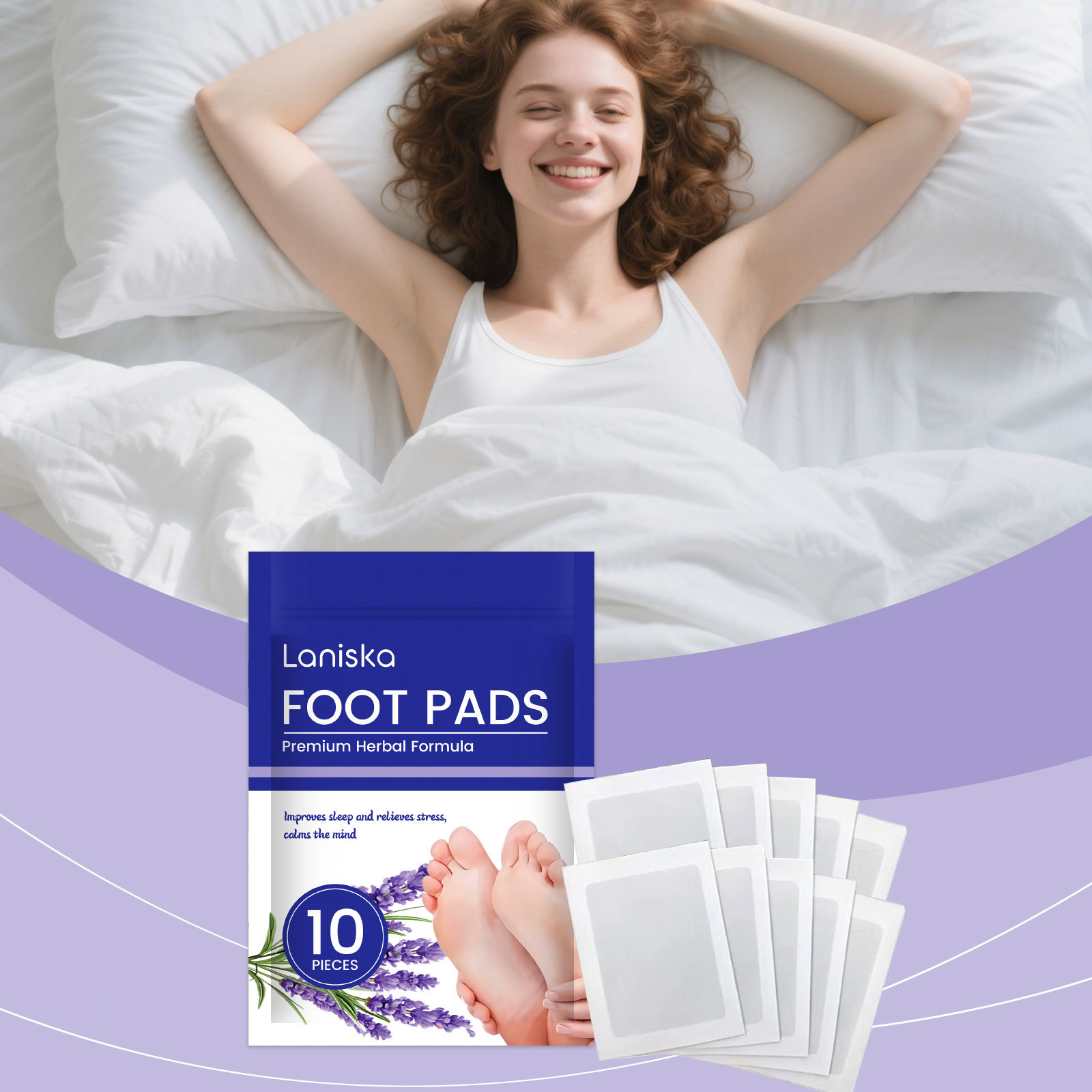 Sleep-aid Soothing Foot Patches