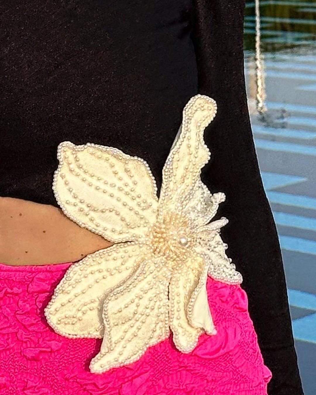 One-Shoulder Beaded Maxi Dress, picture 5 of 9